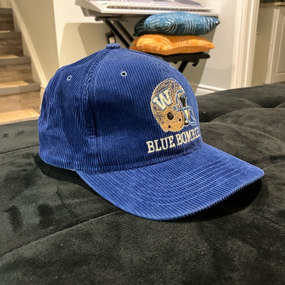 Vintage Corduroy Hat — Winnipeg Blue Bombers Cap - Picture 7 of 10